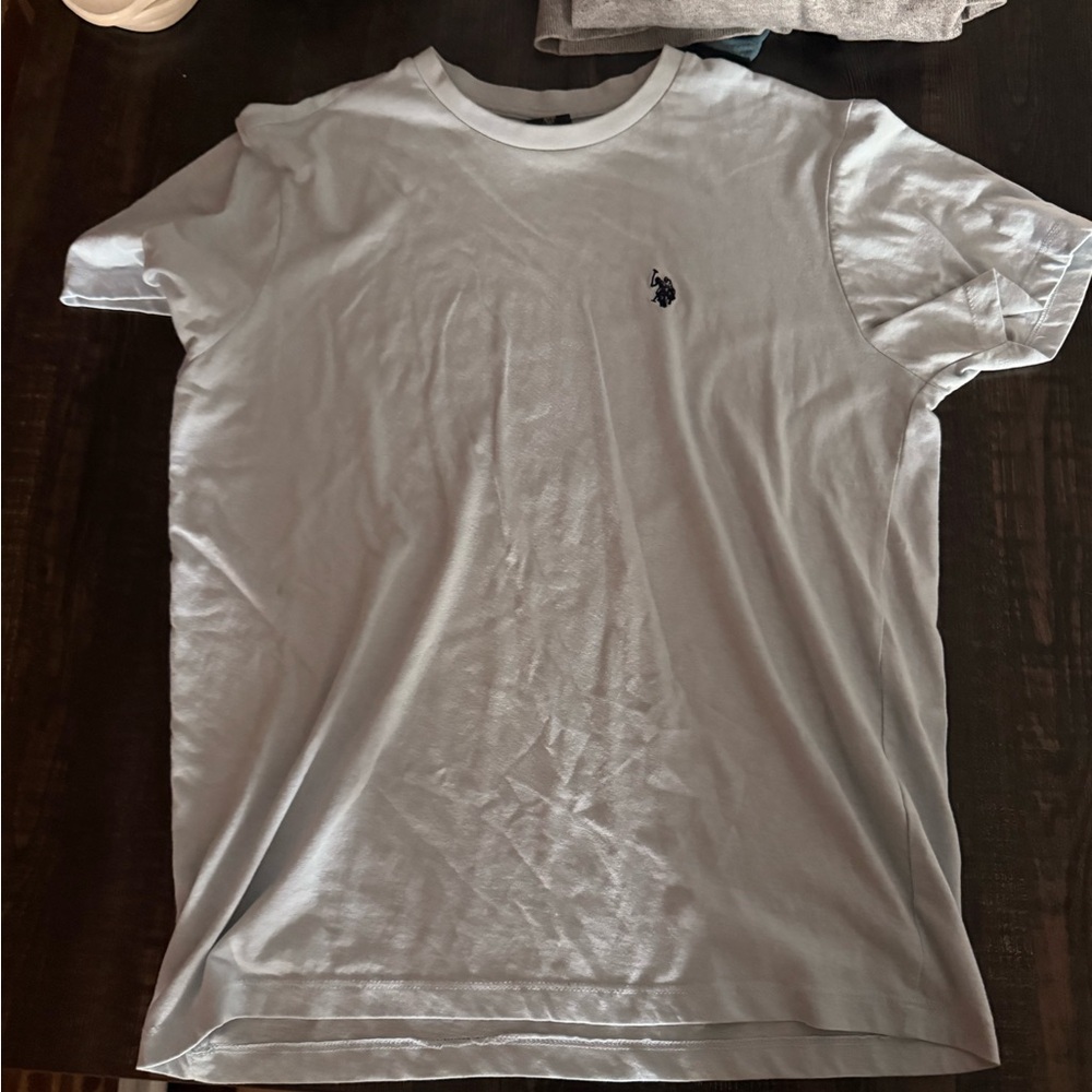 U.S. Polo Assn. Baby Blue Short Sleeve Tee